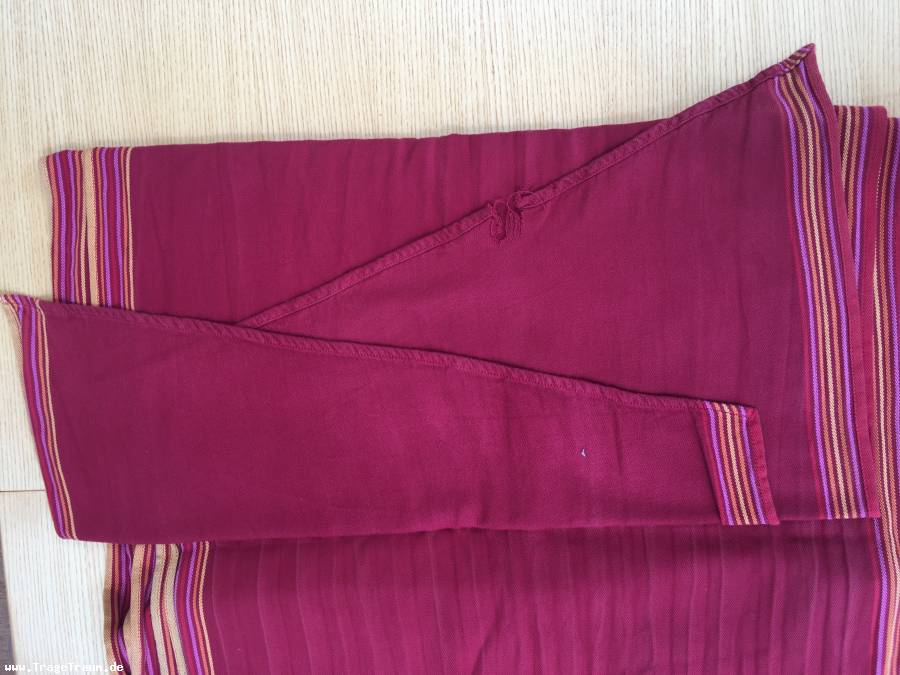 2nd hand Tragetuch -Kuba- (rot) von Dolcino (4,6 x 0,7m)