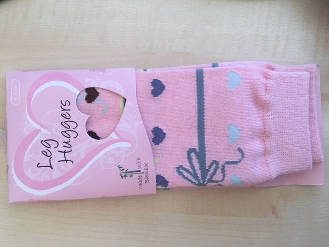 Leg Huggers (Stulpen) *Bows* (Schleifen auf rosa)