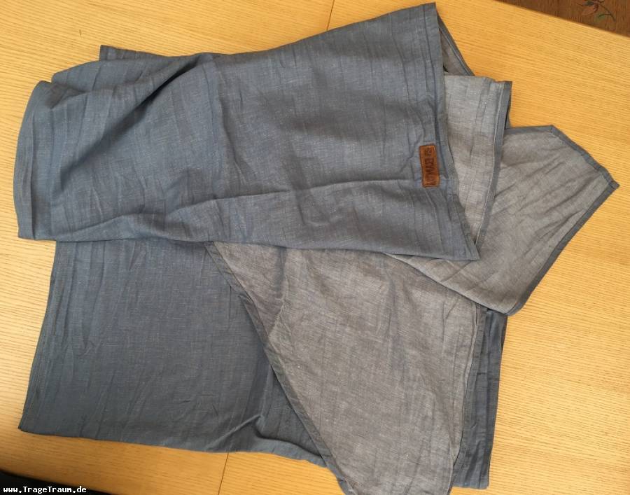 Demomodell Tragetuch jeansblau, stonewashed, size 6 von ByKay