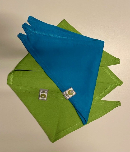 ByKay Dreiecktuch (türkis oder grün) (Halstuch