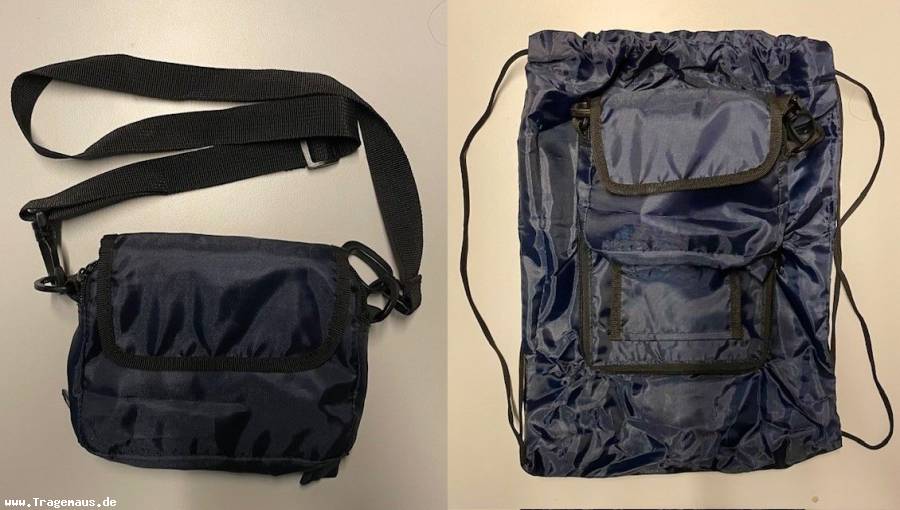 Gürteltasche mit integriertem Rucksack-Beutel