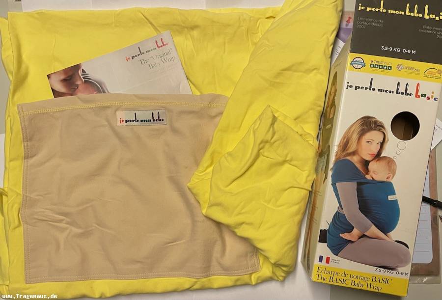 JPMBB Tragetuch elastisch (gelb-beige) (Love Radius)